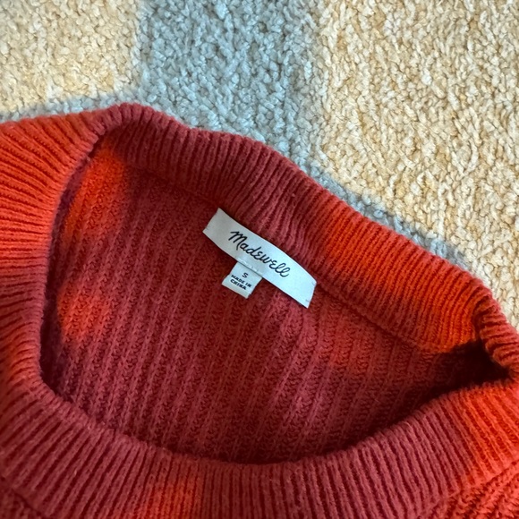 Madewell Red Knitted Sweater - Picture 2 of 3